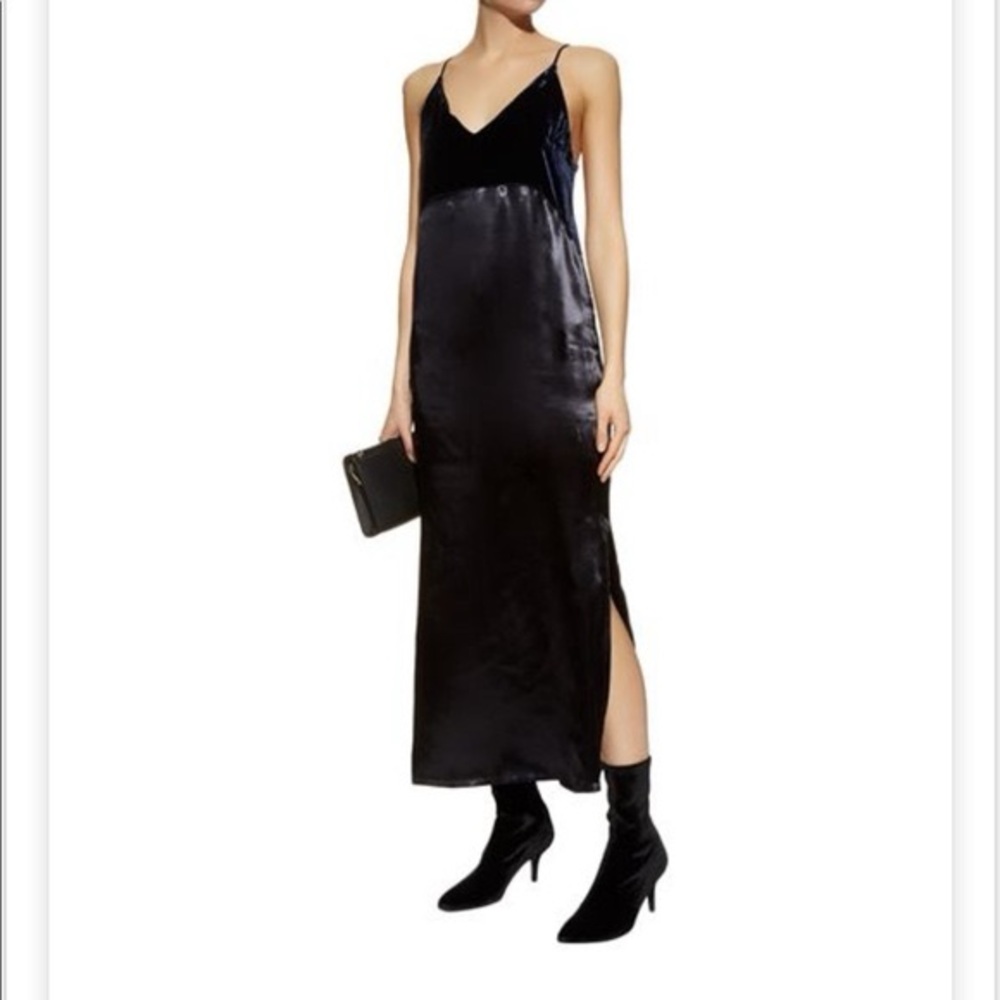 Maje Satin Slip Dress